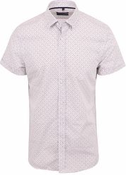 Suitable Short Sleeve Shirt Print Multicolour