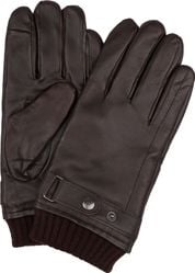 Suitable Gloves Leather Brown