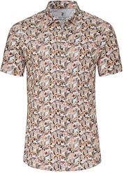 Desoto Short Sleeve Jersey Shirt Print Beige