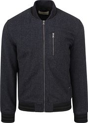 Dstrezzed Bodo Bomberjacket Wool Navy