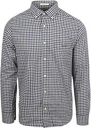 Gant Shirt Twill Gingham Navy