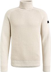 PME Legend Knitted Rollneck Pullover Ecru