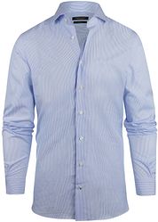 Steppin' Out Shirt Slim-Fit Stripe Light Blue