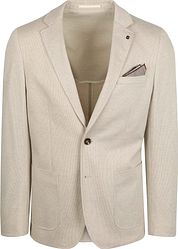 Suitable Sports Jacket Face Print Sand