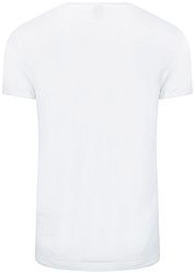 Suitable Vibamboru T-Shirt Deep V-Neck White 4-Pack