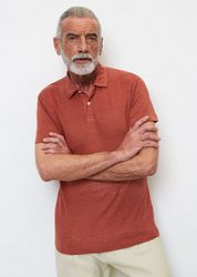 Marc O'Polo Polo Shirt Linen Red