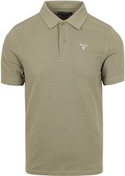 Barbour Pique Polo Shirt Dusty Green