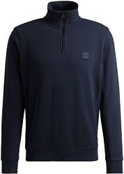 BOSS Zetrust Half Zip Sweater Navy