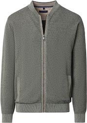 Casa Moda Pullover Zip Structure Green