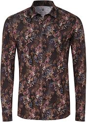 Desoto Shirt Print Raw Umber Jungle Brown