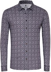 Desoto Shirt Timeless Elegance Print Dark Blue