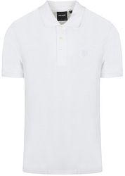 Lyle and Scott Tonal Eagle Polo White