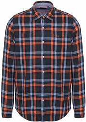 NZA Shirt West Coast Flannel Plaid Blue