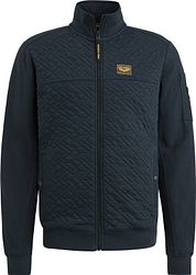 PME Legend Cardigan Jacquard Interlock Navy 