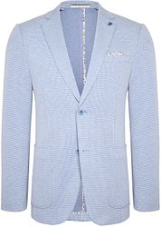 R2 Halflined Sports Jacket Print Light Blue