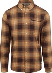 Scotch and Soda Shirt Plaid Brown