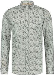 State Of Art Shirt Poplin Printed Light Blue