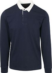 Steppin' Out Rugby Polo Shirt Navy 