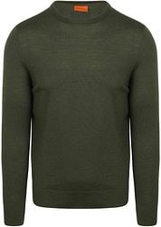 Suitable Merino Pullover Military Green