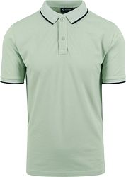 Suitable Respect Polo Shirt Tip Ferry Light Green