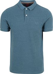 Superdry Classic Polo Shirt Melange Blue