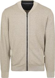 Casa Moda Pullover Zip Structure Beige