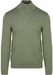 Gant Half Zip Pullover Green