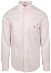 Gant Poplin Banker Shirt Stripe Light Pink