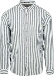 No Excess Shirt Stripes Blue
