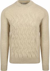 No Excess Sweater Jacquard Ecru