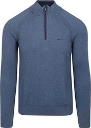 NZA Half Zip Sweater Clive Blue