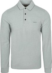 NZA Longsleeve Polo Shirt Hamton Piqué Green 