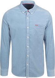 NZA Shirt Omar Fine Corduroy Light Blue
