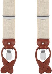 Profuomo Suspenders Beige