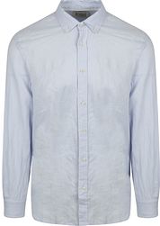 Scotch and Soda Linnen Overhemd Light Blue