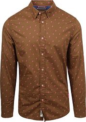  Scotch and Soda Shirt Print Brown