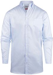 Steppin' Out Shirt Twill Extra Long Sleeves Light Blue
