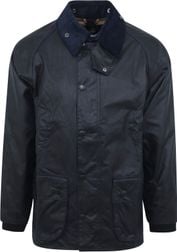 Barbour Bedale Wax Jas Donkerblauw