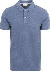 Profuomo Piqué Polo Shirt Denim Blue