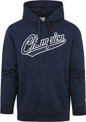 Champion Hoodie College Logo Dark Blue 