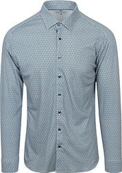 Desoto Shirt Squares Green Blue