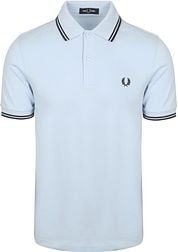  Fred Perry Polo Twin Tipped M3600 Blue Y69