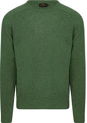 Steppin' Out Pullover Lambswool Mid Green