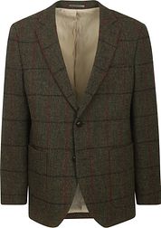 Steppin' Out Sport Jacket Harris Tweed Dark Green