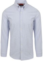 Suitable  Shirt Oxford Stripes Light Blue