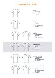 Suitable Vitaru T-Shirt Deep V-Neck White 2-Pack