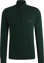 BOSS Kanobix Half Zip Sweater Dark Green
