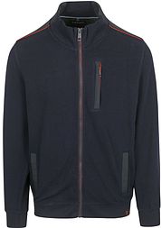 Casa Moda Pullover Zip Navy