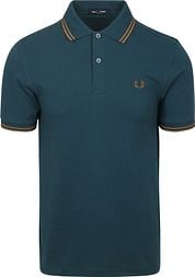  Fred Perry Polo Twin Tipped M3600 Petrol