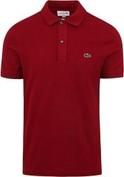 Lacoste Polo Shirt Pique Bordeaux